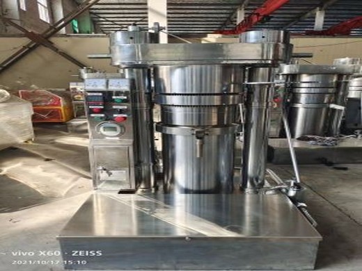 45-60 kg/hour hydraulic soybean sunflower oil cold press oil machine