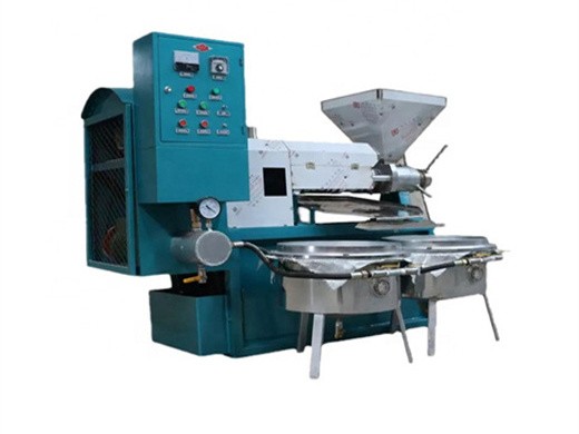 high quality oil press machine – type a working