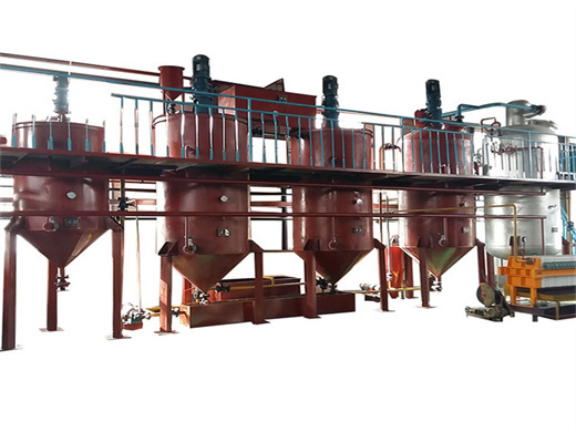 refining machine big scale edible oil refinery