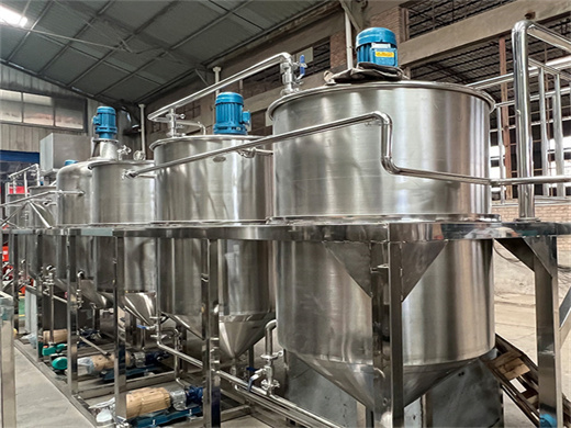 soybean rapeseed sunflower seed oil refining equipment