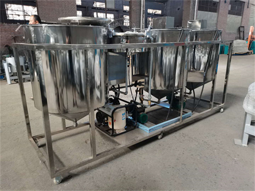 high quality 1-10t/d big peanut oil refinery machine price list