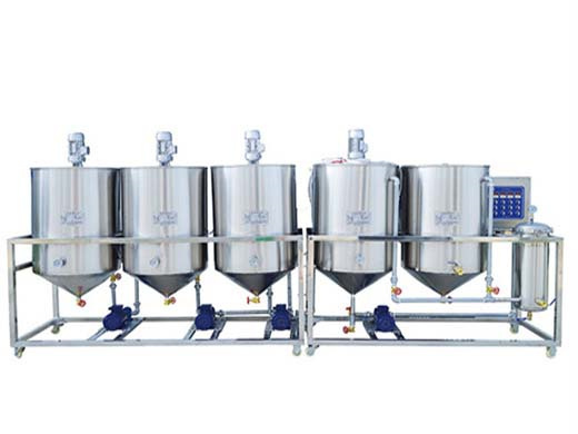 1tpd vege le oil refining machinery purification machinery