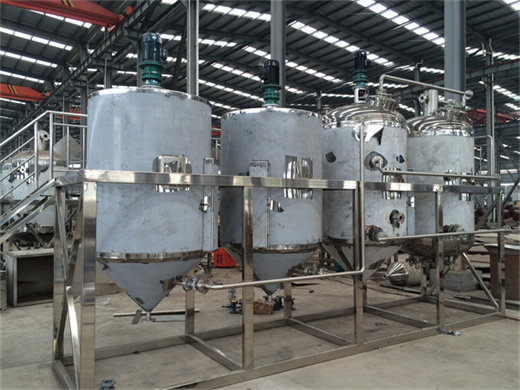 design 1-20tpd big oil refinery line for vegetable plant seed