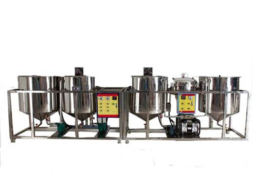 12 months warranty vegetable oil refining machine for groundnut