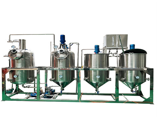 china manufacture seed oil refining plant